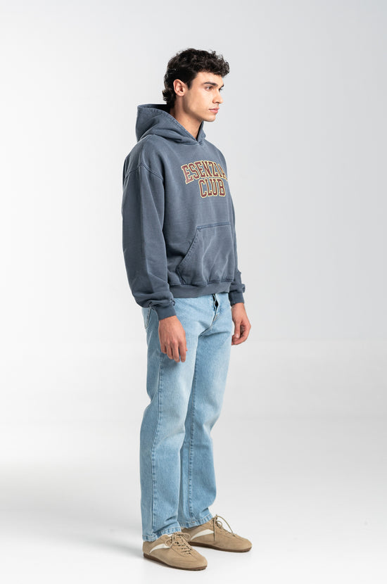 DARK BLUE UNIVERSITY HOODIE