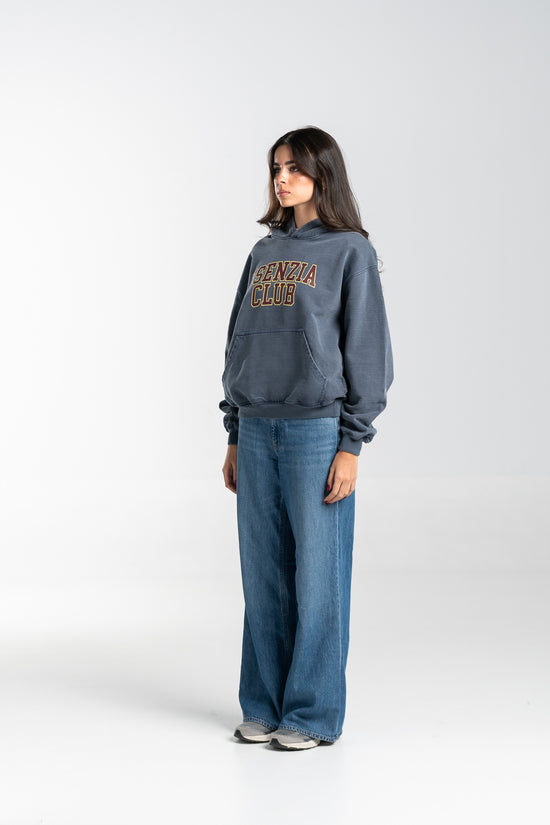 DARK BLUE UNIVERSITY HOODIE