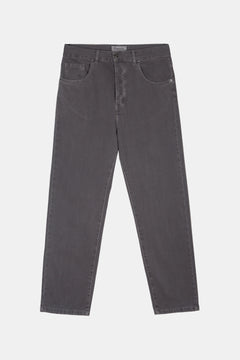DENIM STRAIGHT PANTS GRAY