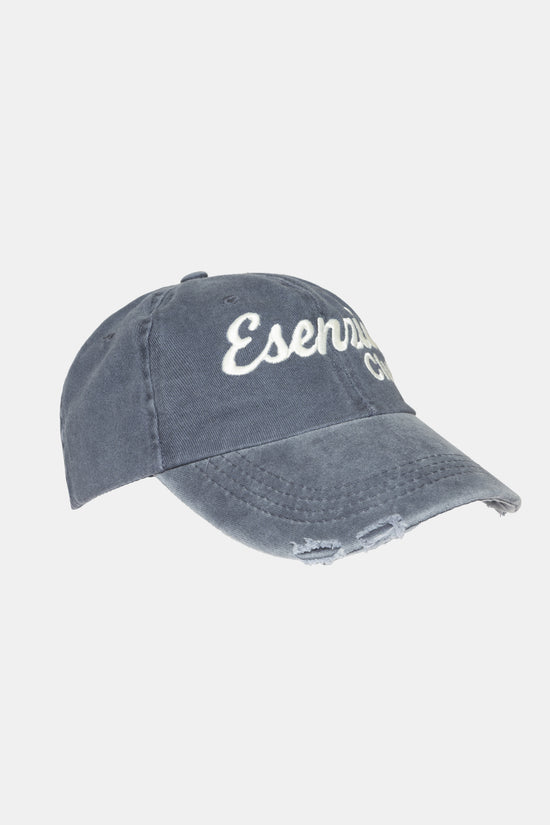 WASHED NAVY CAP
