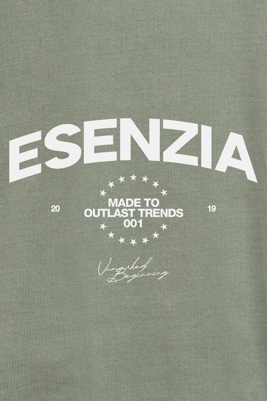 GREEN OUTLAST CREWNECK