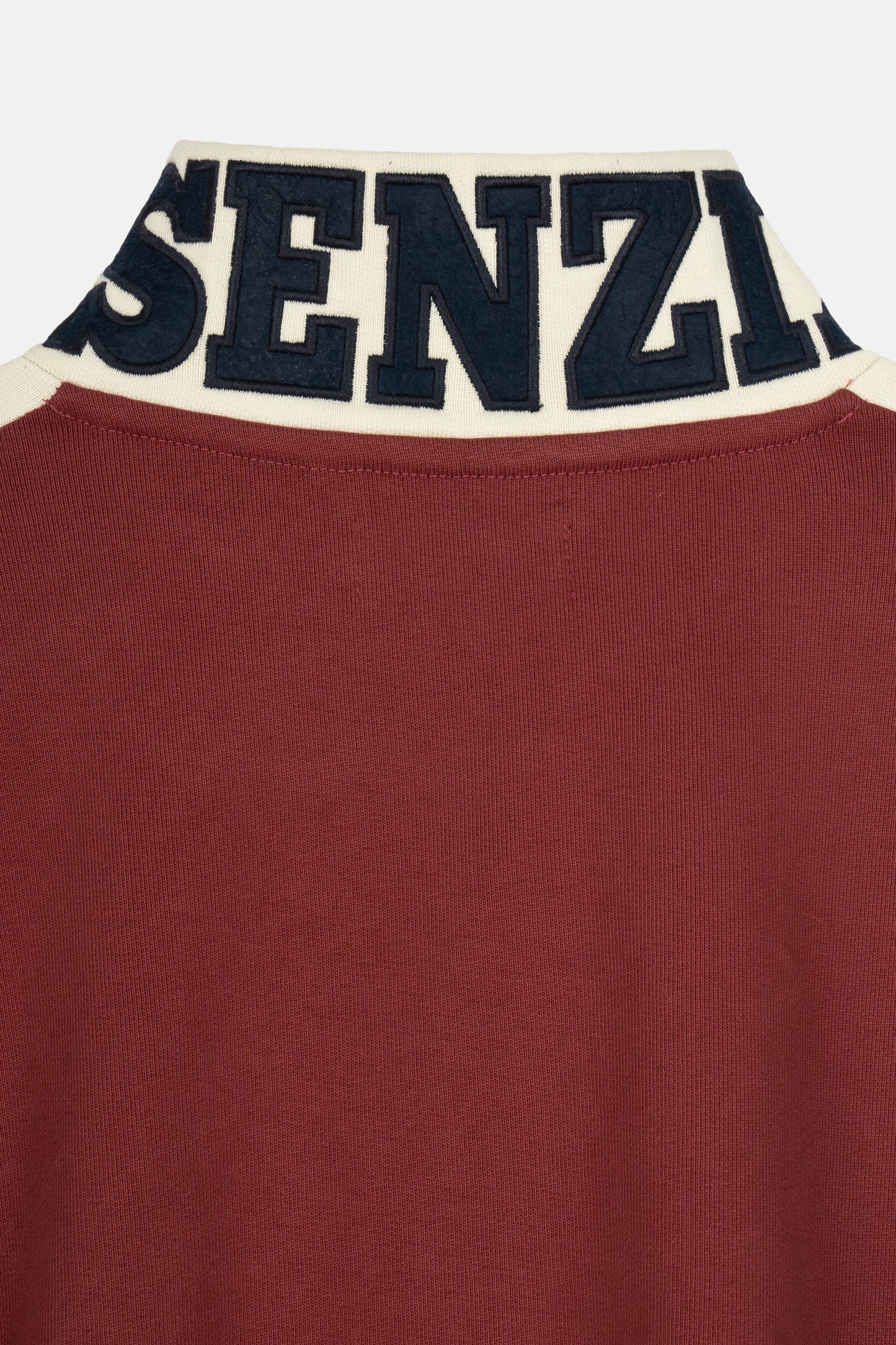 BORDEAUX LETTER NECK TRACKJACKET