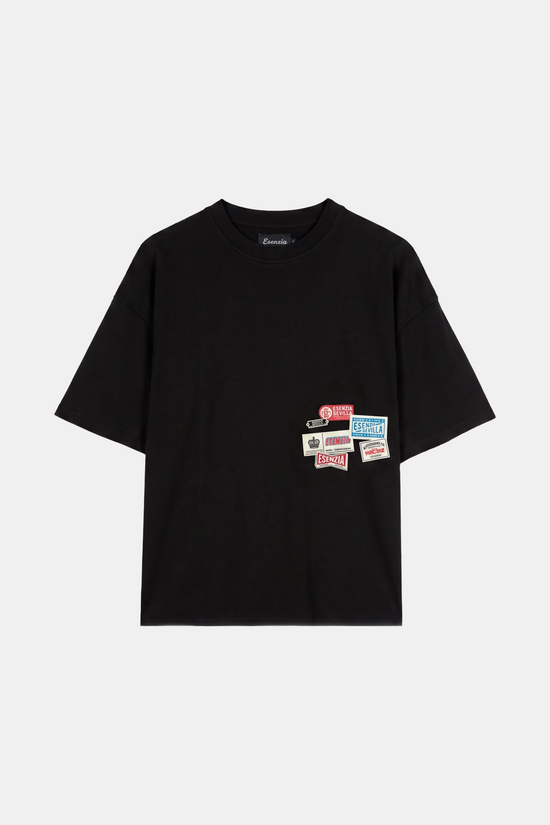 BLACK PATCHES TEE