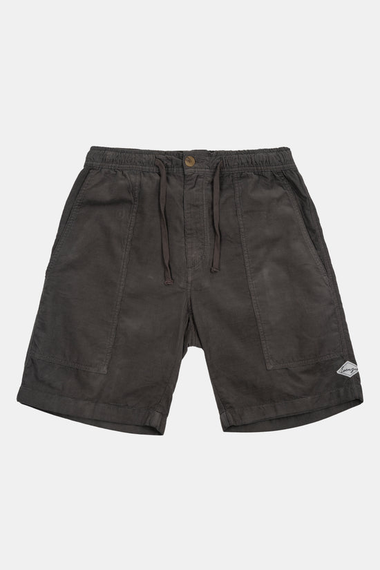 GREY CORDUROY SHORTS