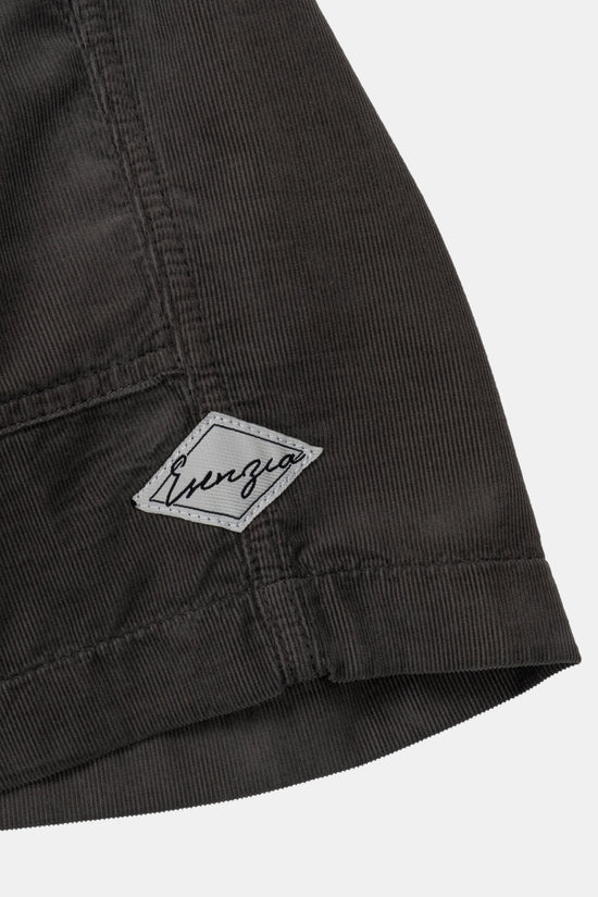 GREY CORDUROY SHORTS