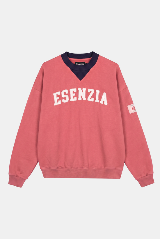 BRICK CONTRAST CREWNECK
