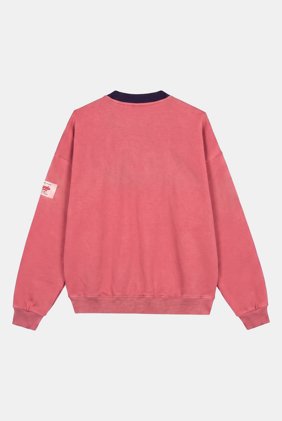 BRICK CONTRAST CREWNECK