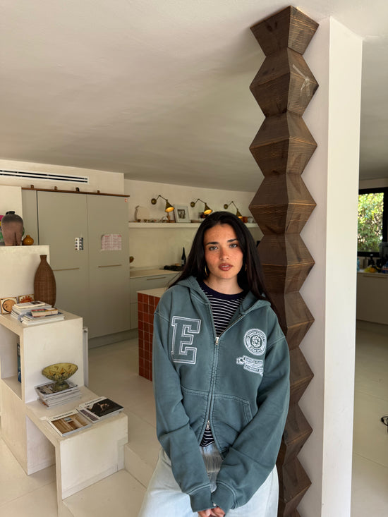 TURQUOISE PATH ZIPPER