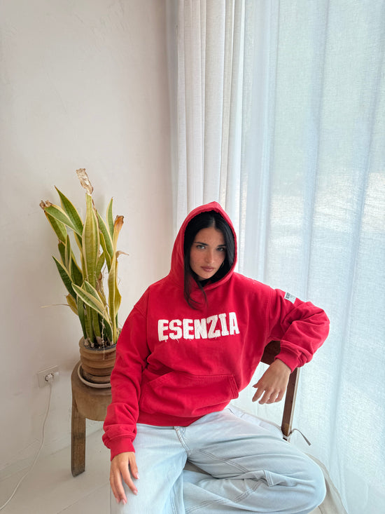 SCARLET CHEST HOODIE
