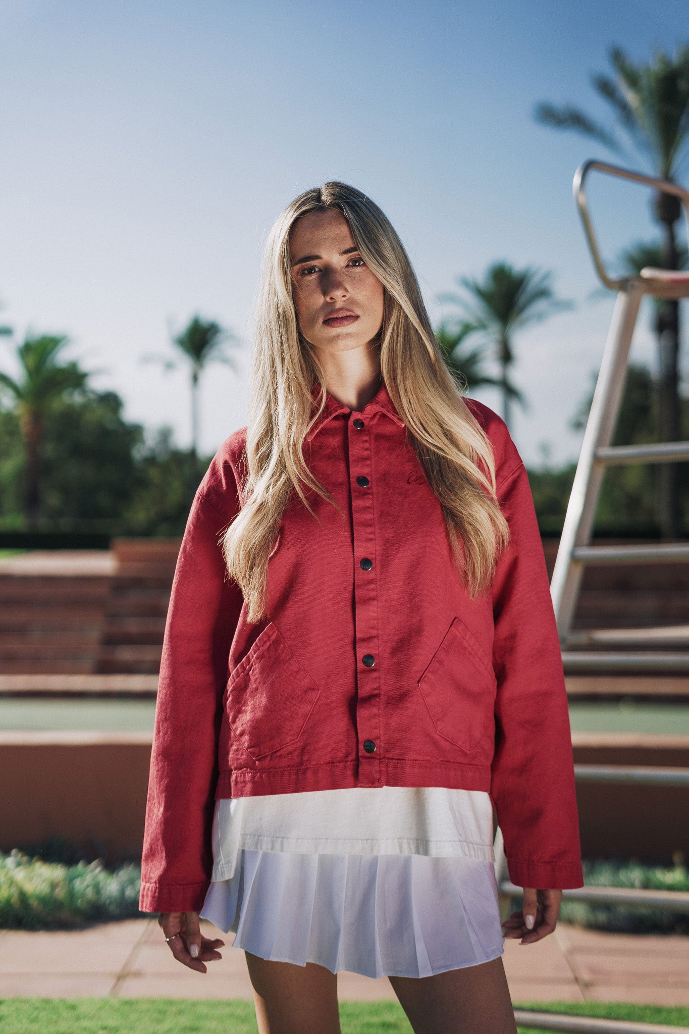 RED ESSENTIAL JACKET