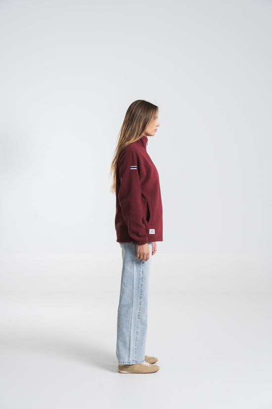 POLAR CLÁSICO 1/4 BURDEOS