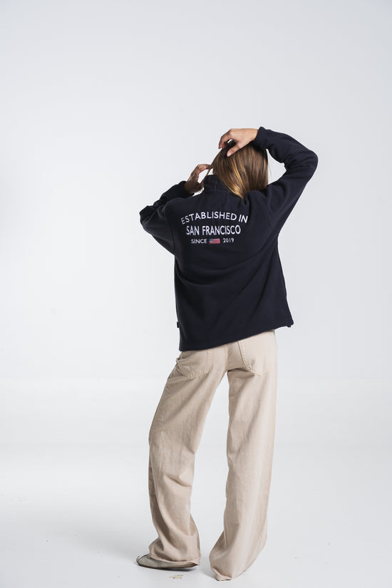 POLAR CIUDADES 1/4 AZUL MARINO