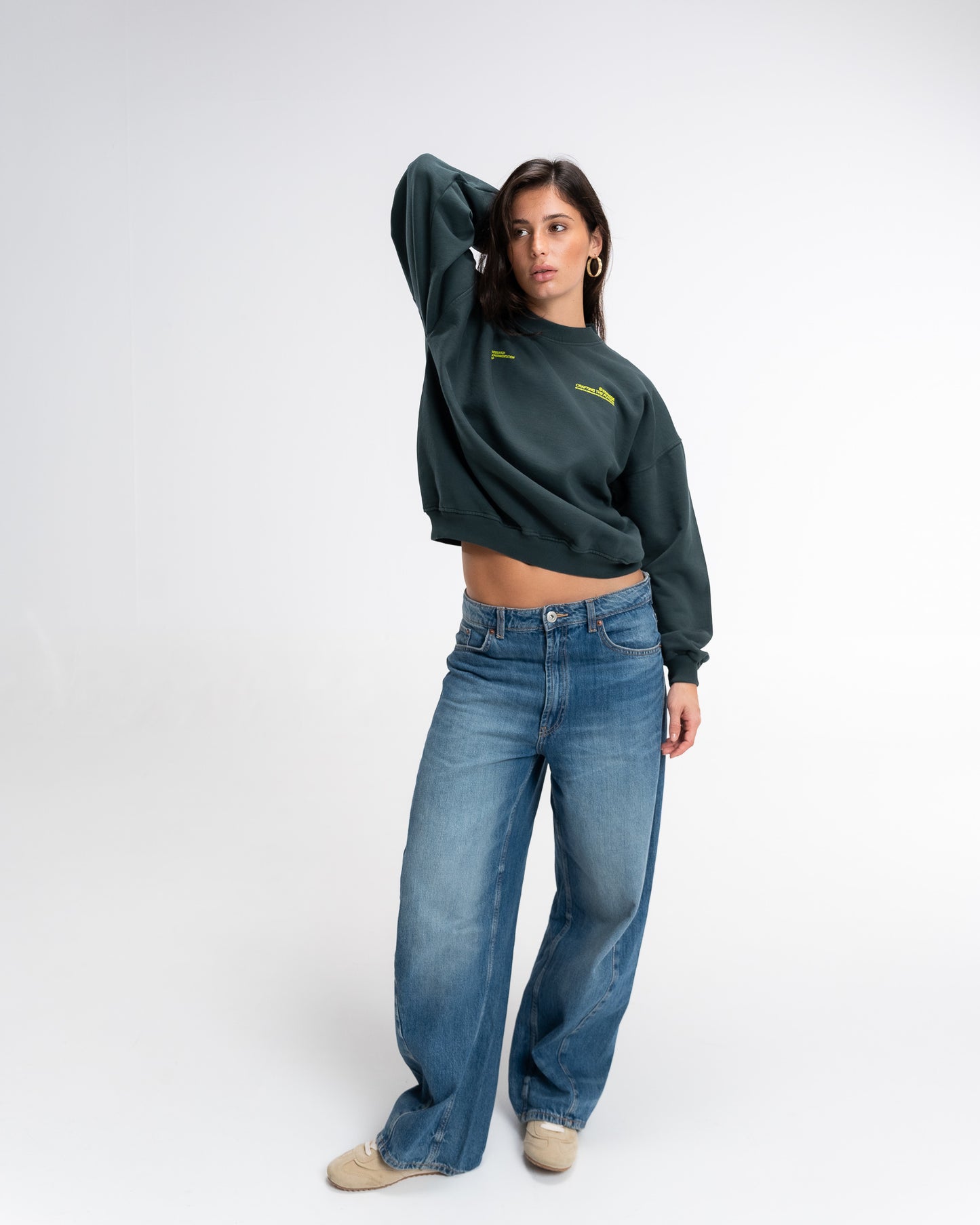 GREEN SPARK CREWNECK