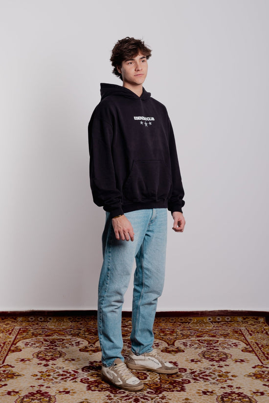 BLACK NEBULA HOODIE - Esenzia