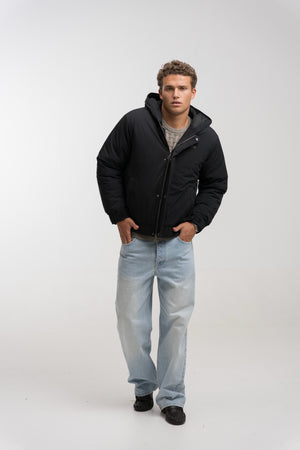 BLACK PUFFER JACKET
