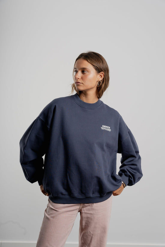 BLUE OIL MOTION CREWNECK - Esenzia