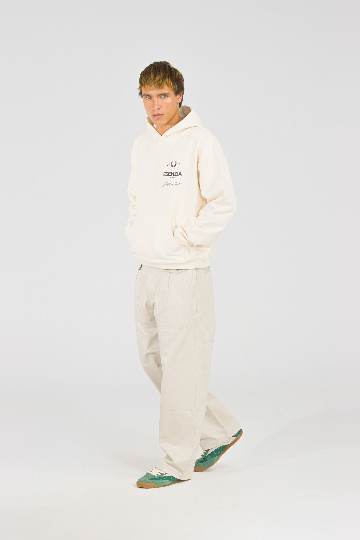 Bone Reserve Hoodie — on model