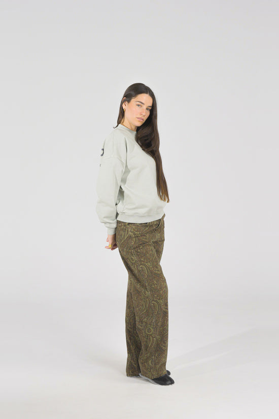 Dove Native Crewneck — on model