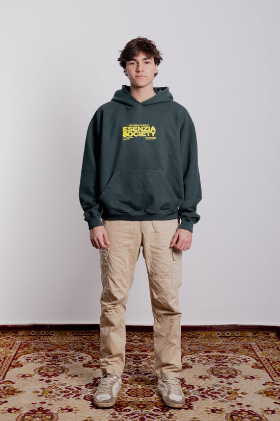 GREEN SOCIETY HOODIE - Esenzia