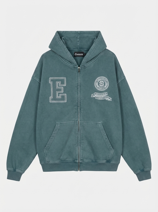 TURQUOISE PATH ZIPPER