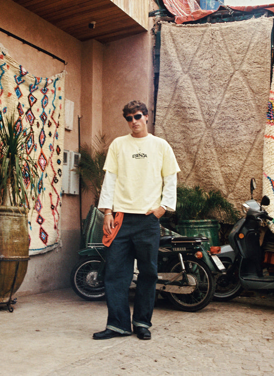 YELLOW PALMERAIE TEE