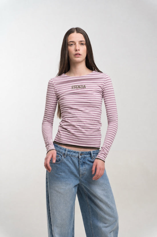 MAUVE BRETON LONGSLEEVE