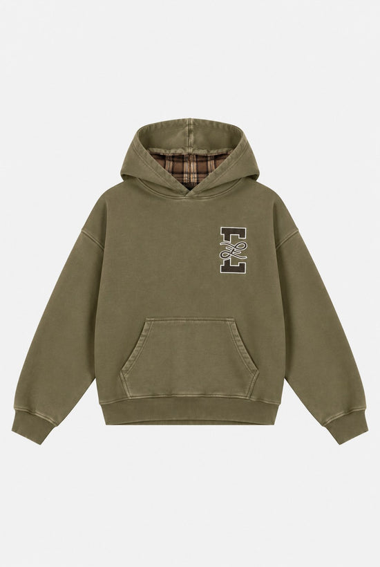 MOSS TARTAN HOODIE · delante (digital, portada)