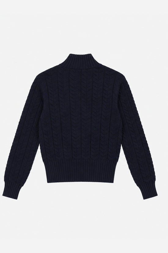 NAVY REGATTA BUTTON KNIT · espalda (digital)