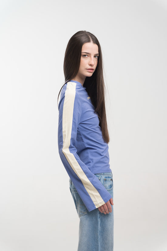 NAVY SCRIPT LONGSLEEVE