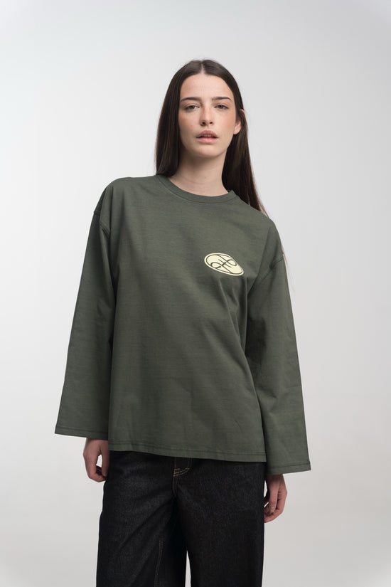 OLIVE PENNANT LONGSLEEVE