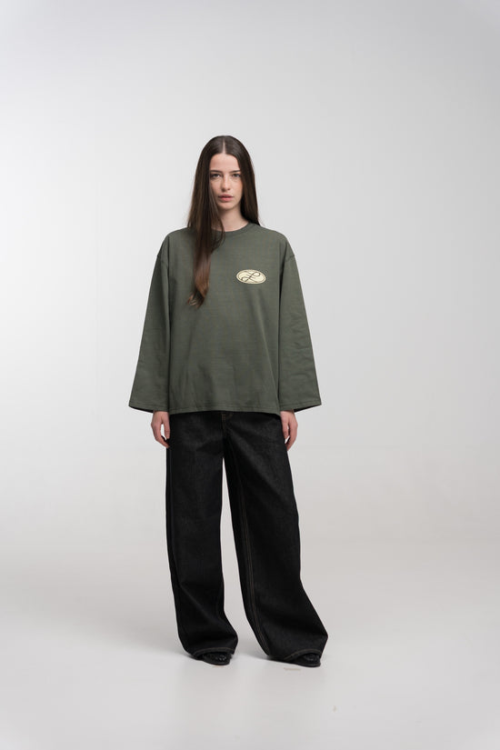 OLIVE PENNANT LONGSLEEVE