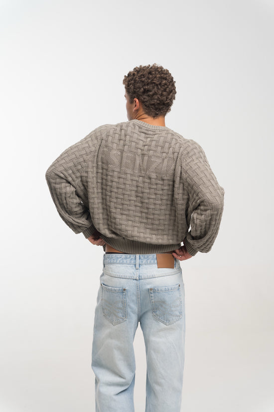 OLIVE TESSERA KNIT SWEATER