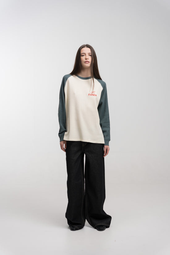 PETROL WAFFLE LONGSLEEVE