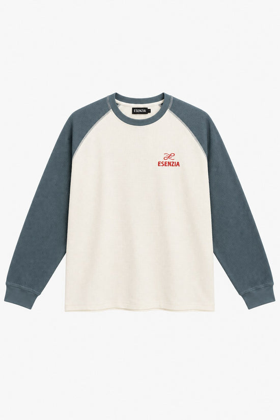 PETROL WAFFLE LONGSLEEVE · delante (digital, portada)