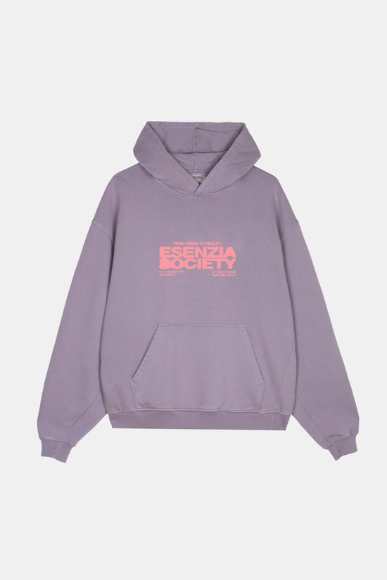 PURPLE SOCIETY HOODIE - Esenzia