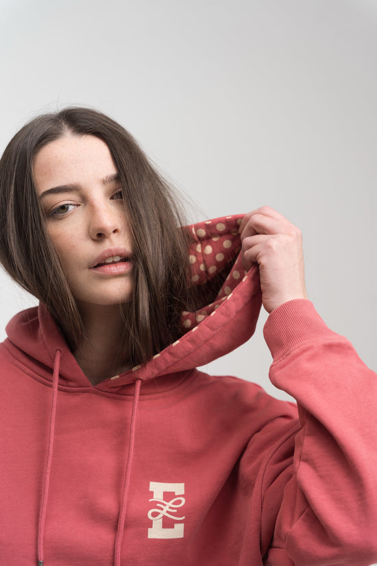 ROSE POLKA HOODIE
