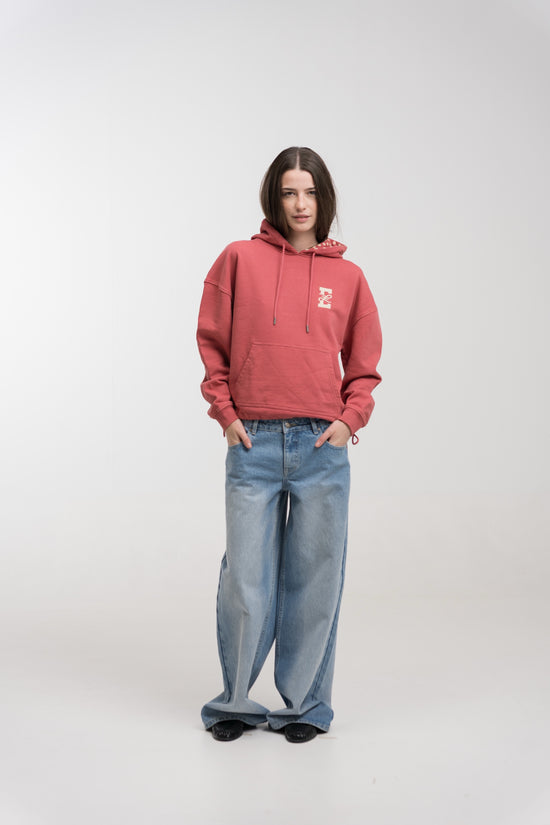 ROSE POLKA HOODIE