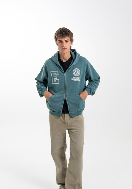 TURQUOISE PATH ZIPPER