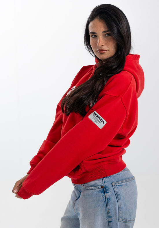 SCARLET CHEST HOODIE