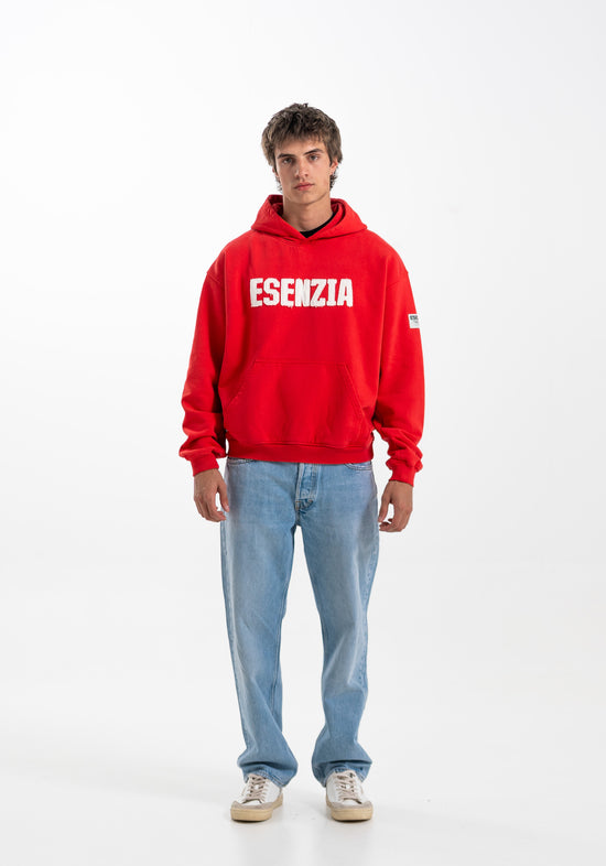 SCARLET CHEST HOODIE