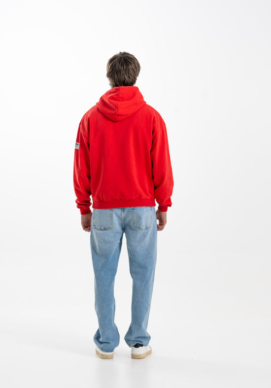 SCARLET CHEST HOODIE