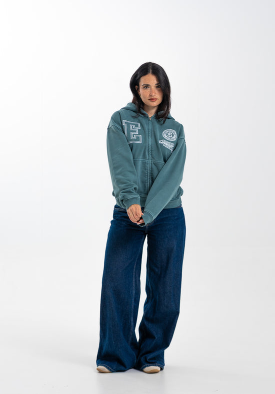 TURQUOISE PATH ZIPPER