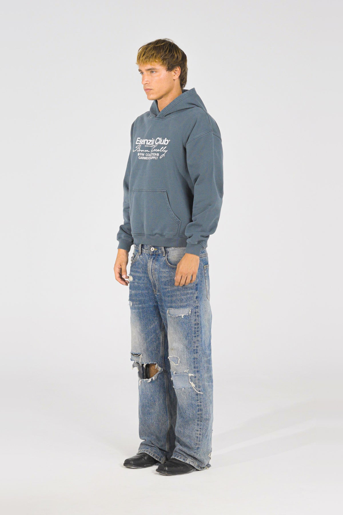 Spruce Supply Hoodie — on model