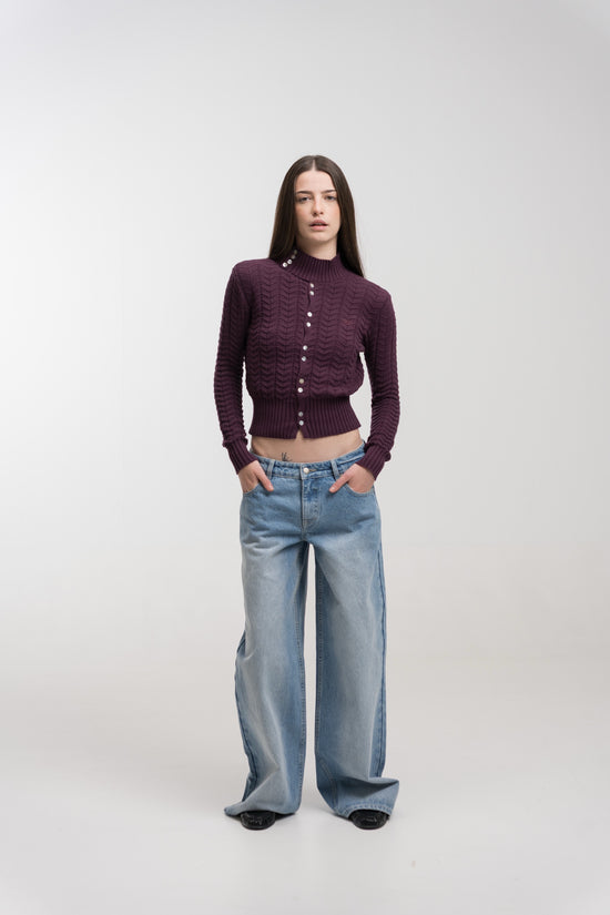 STONE RIBON JEANS
