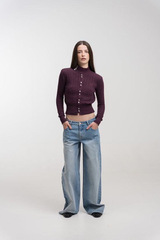 STONE RIBON JEANS