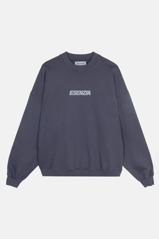 TIRE GREY BEYOND CREWNECK - Esenzia