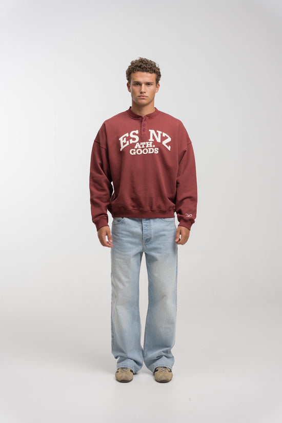 WINE ATHLETIC CREWNECK