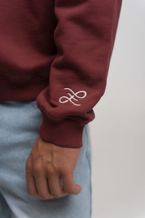 WINE ATHLETIC CREWNECK