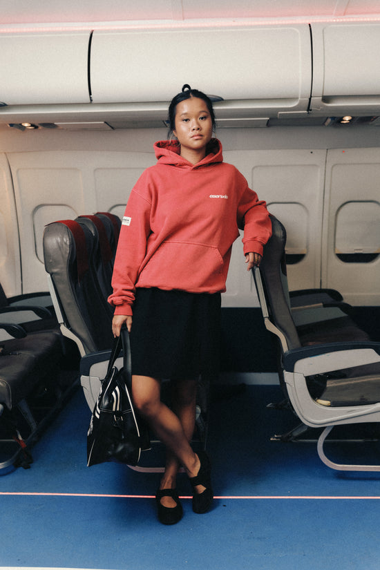 SCARLET WORLDWIDE HOODIE