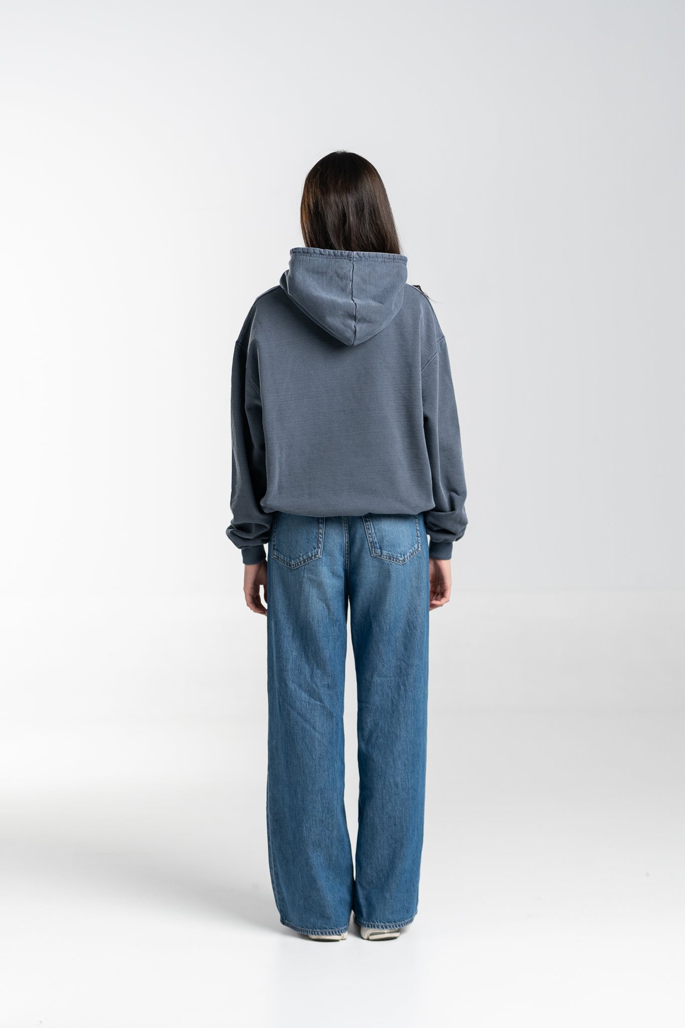 DARK BLUE UNIVERSITY HOODIE